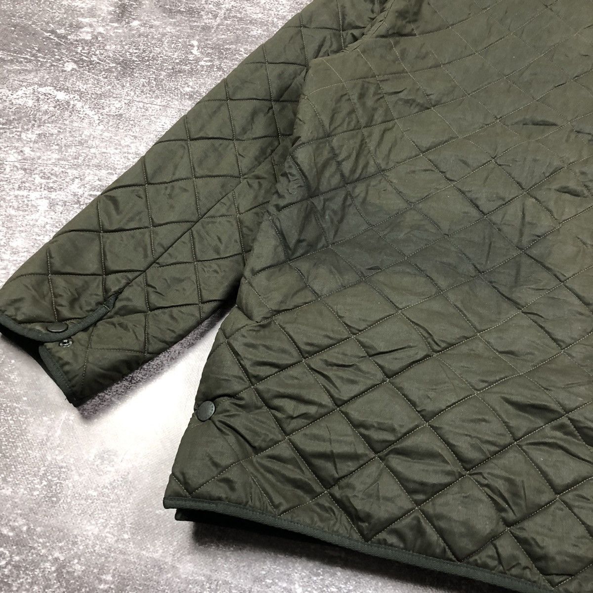 Barbour Barbour D210 Duracotton Polarquilt Wax Quilted Jacket Size US L / EU 52-54 / 3 - 16 Thumbnail