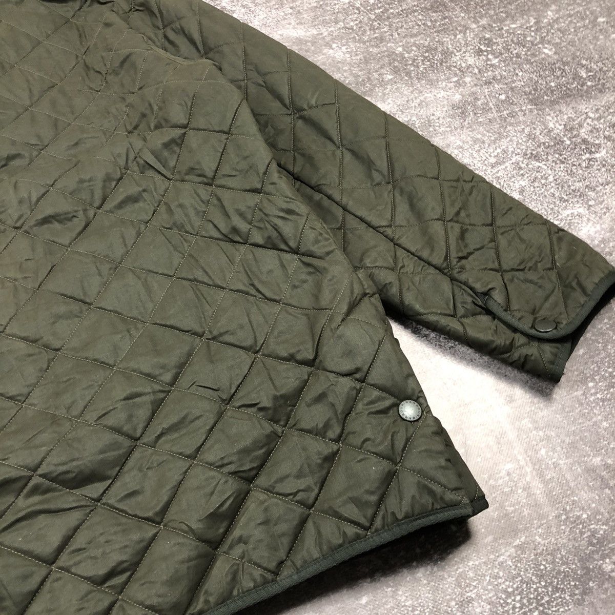 Barbour Barbour D210 Duracotton Polarquilt Wax Quilted Jacket Size US L / EU 52-54 / 3 - 15 Thumbnail