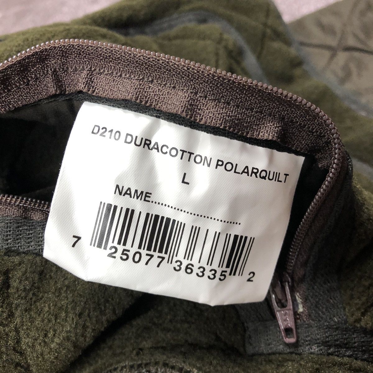 Barbour Barbour D210 Duracotton Polarquilt Wax Quilted Jacket Size US L / EU 52-54 / 3 - 9 Thumbnail