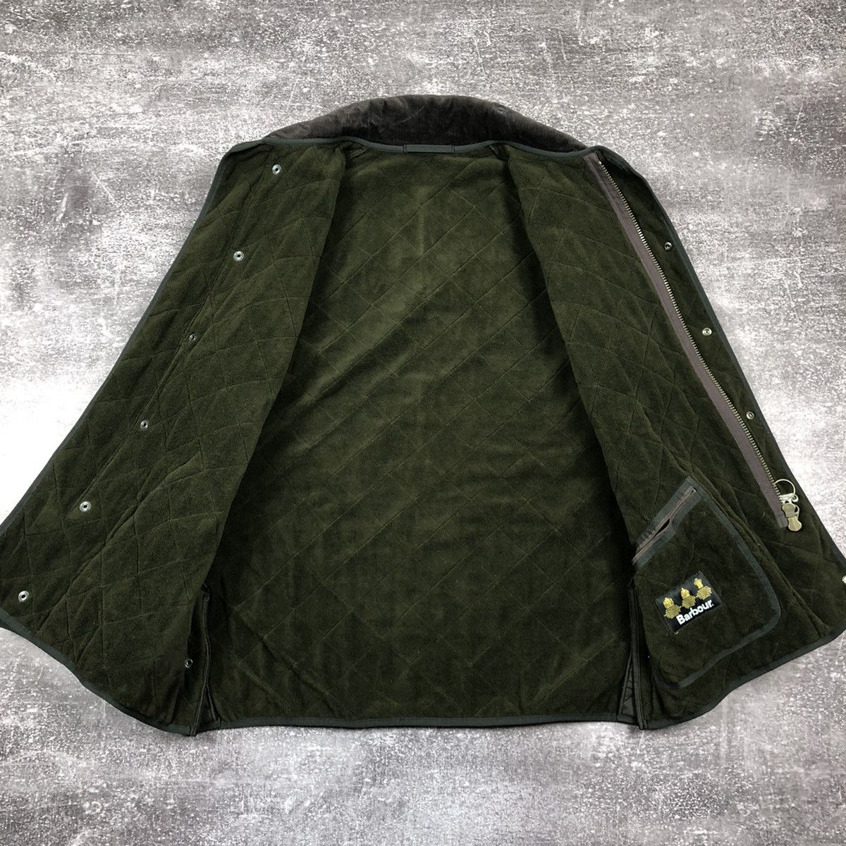 Barbour Barbour D210 Duracotton Polarquilt Wax Quilted Jacket Size US L / EU 52-54 / 3 - 7 Thumbnail