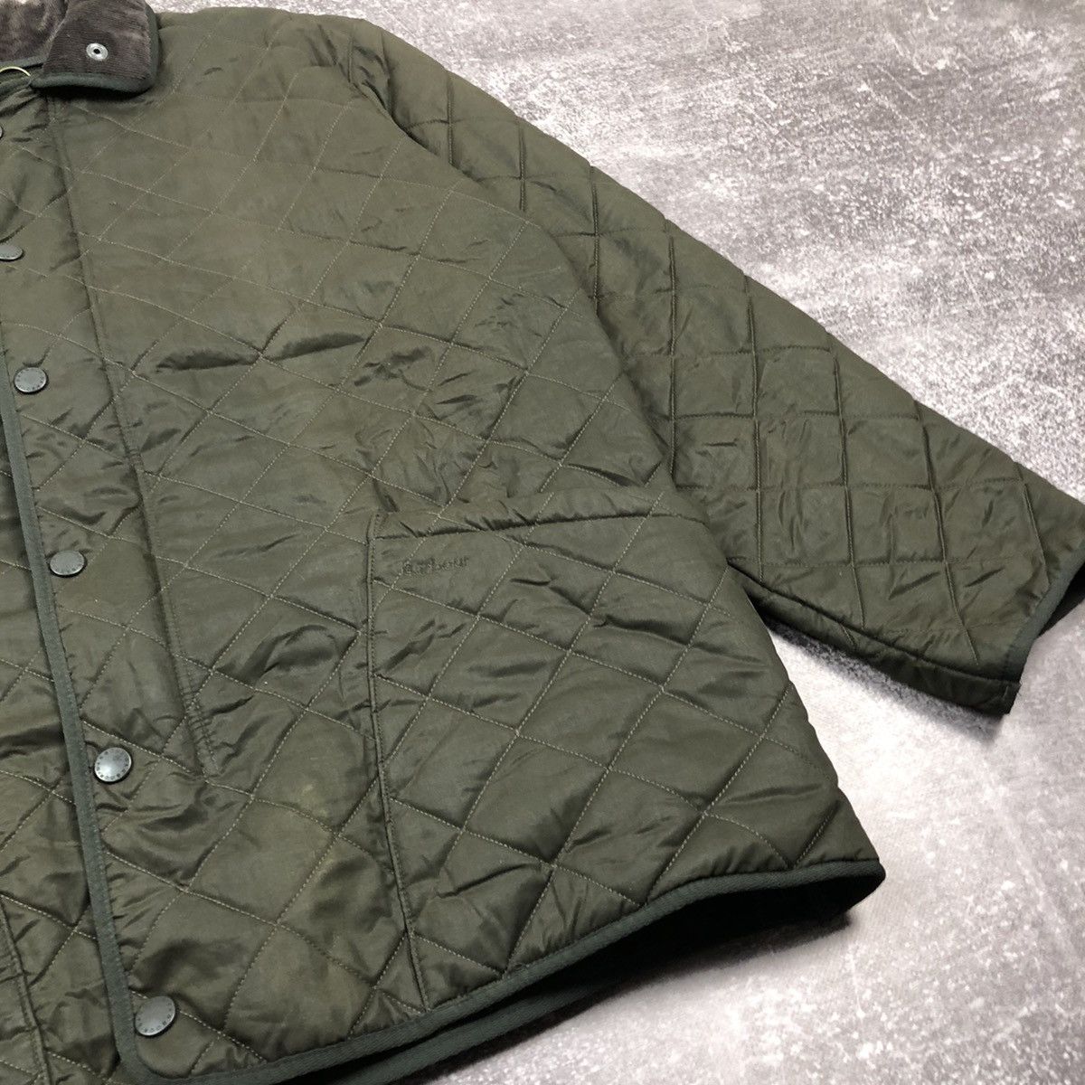 Barbour Barbour D210 Duracotton Polarquilt Wax Quilted Jacket Size US L / EU 52-54 / 3 - 12 Thumbnail