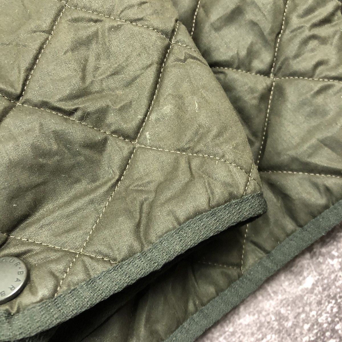 Barbour Barbour D210 Duracotton Polarquilt Wax Quilted Jacket Size US L / EU 52-54 / 3 - 18 Thumbnail