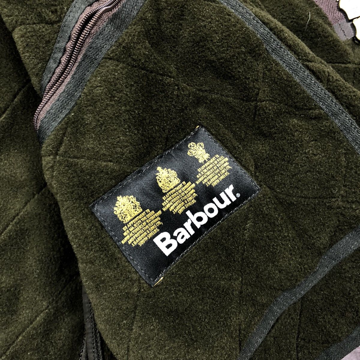 Barbour Barbour D210 Duracotton Polarquilt Wax Quilted Jacket Size US L / EU 52-54 / 3 - 8 Thumbnail
