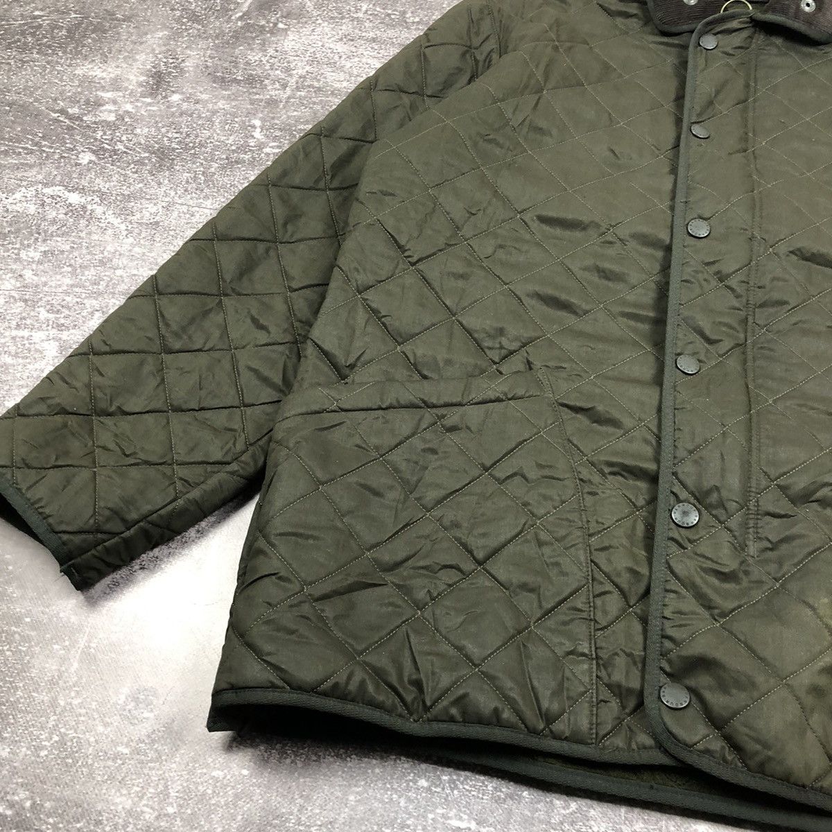 Barbour Barbour D210 Duracotton Polarquilt Wax Quilted Jacket Size US L / EU 52-54 / 3 - 13 Thumbnail