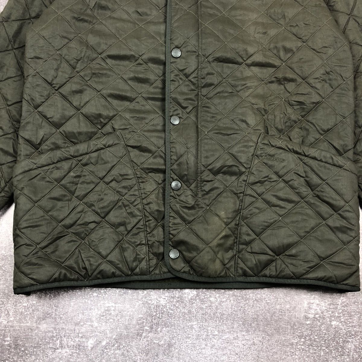 Barbour Barbour D210 Duracotton Polarquilt Wax Quilted Jacket Size US L / EU 52-54 / 3 - 3 Thumbnail