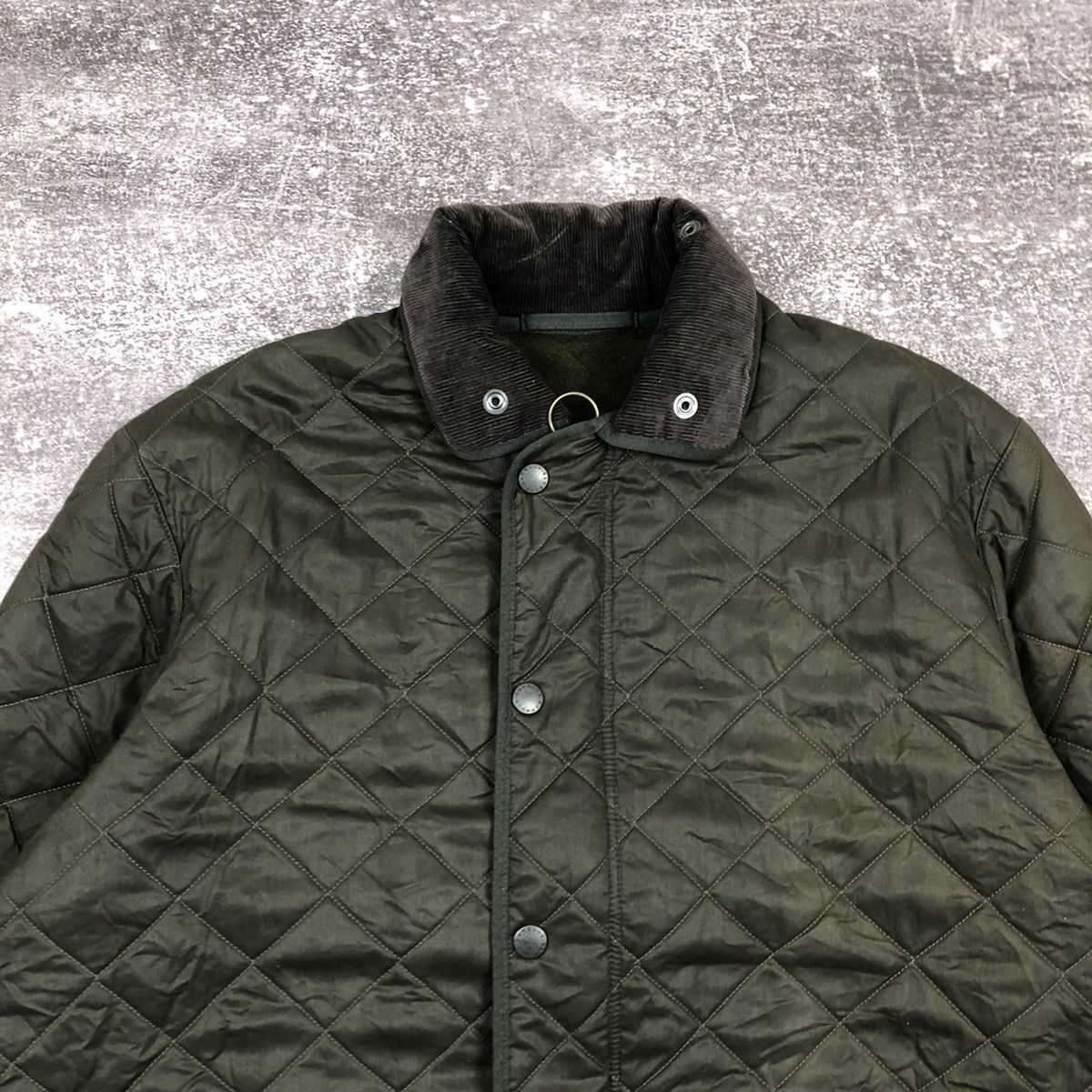 Barbour Barbour D210 Duracotton Polarquilt Wax Quilted Jacket Size US L / EU 52-54 / 3 - 2 Thumbnail