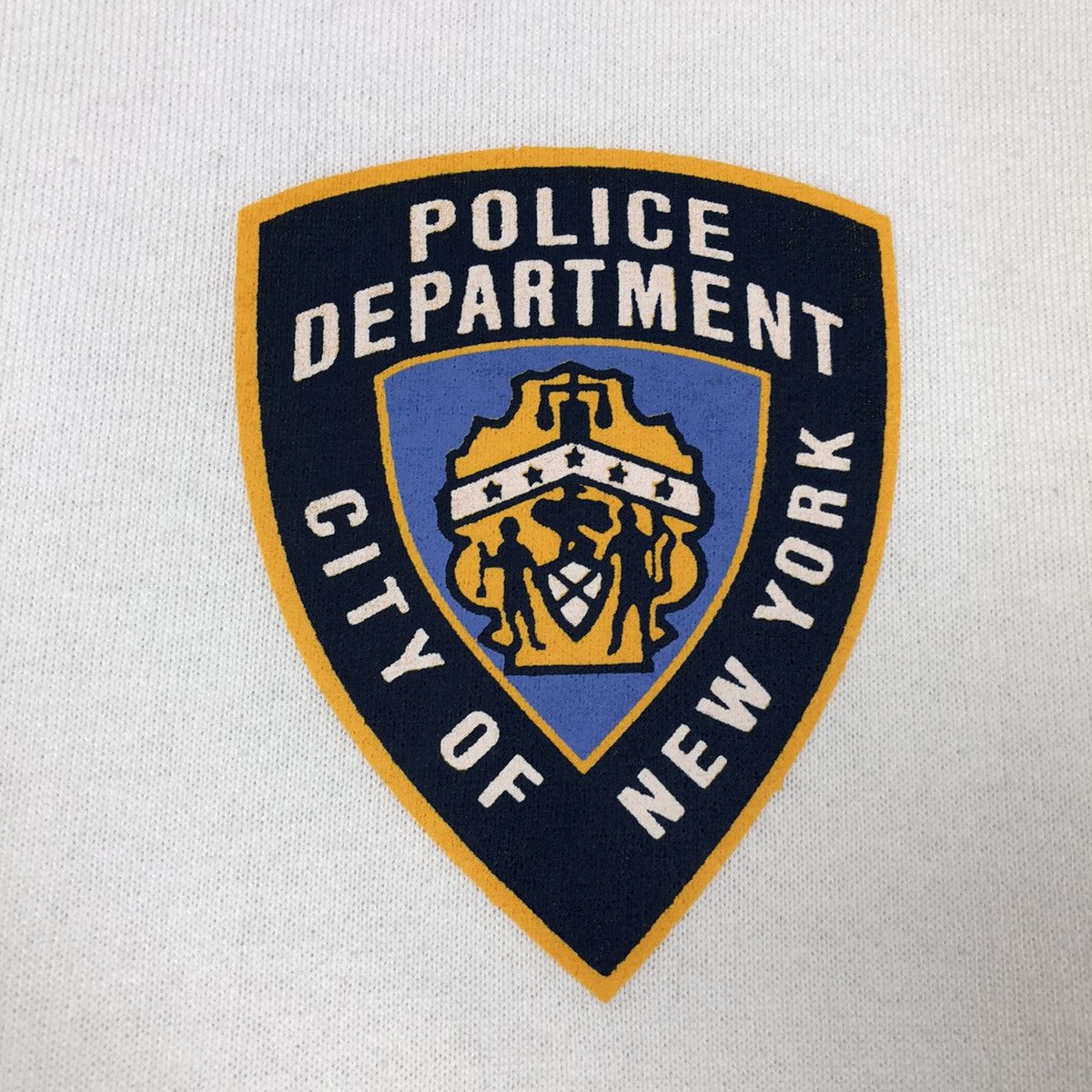 Fruit Of The Loom Vintage 90s Police NYPD Sweatshirt Made In USA Size US XL / EU 56 / 4 - 8 Thumbnail