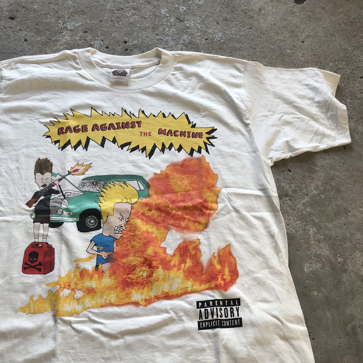 Band Tees × Rage Against The Machine × Vintage Rage against the machine ...