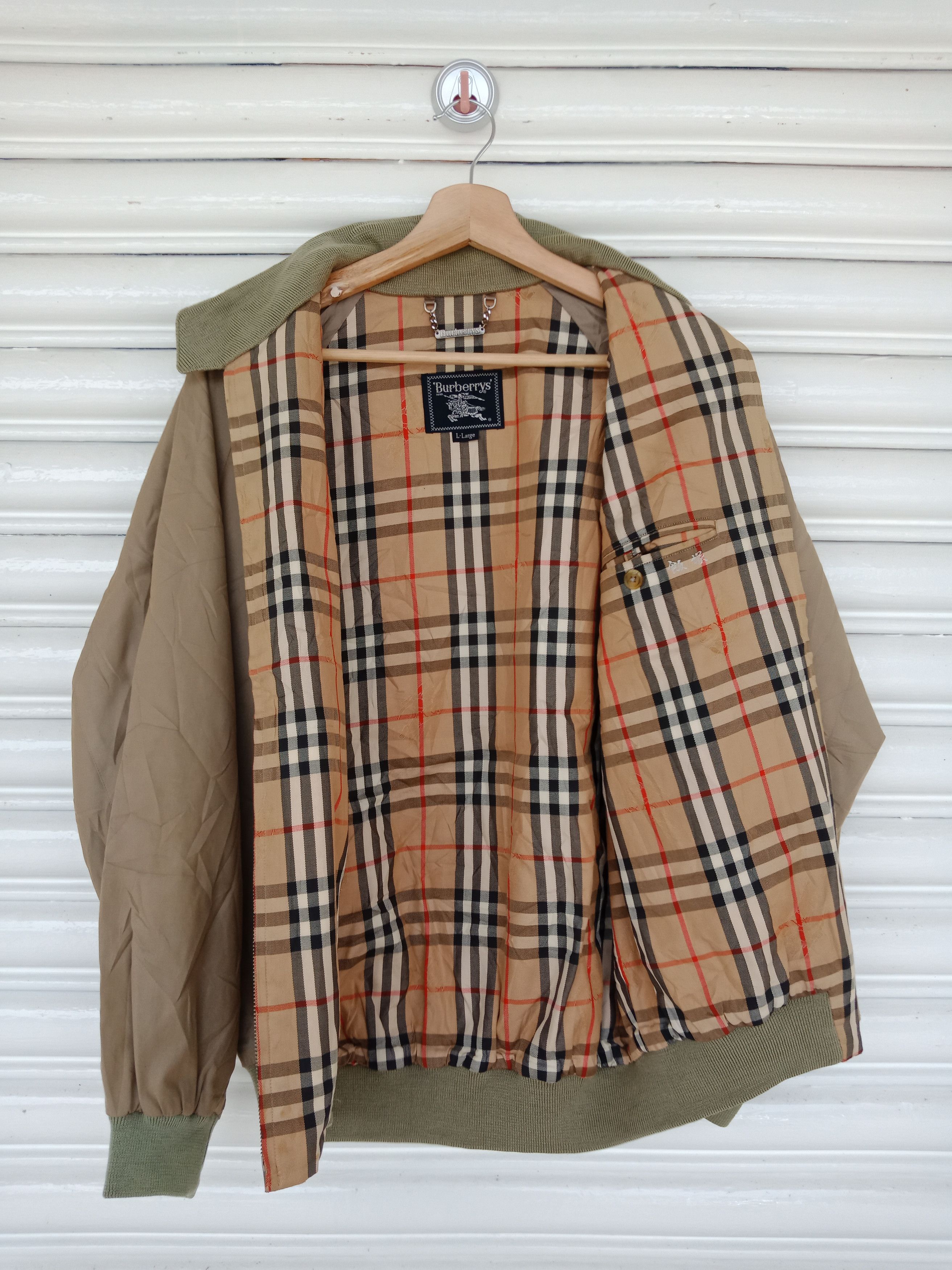 Burberry × Burberry Prorsum Burberrys Prorsum Novacheck Green Jacket Size US L / EU 52-54 / 3 - 2 Thumbnail