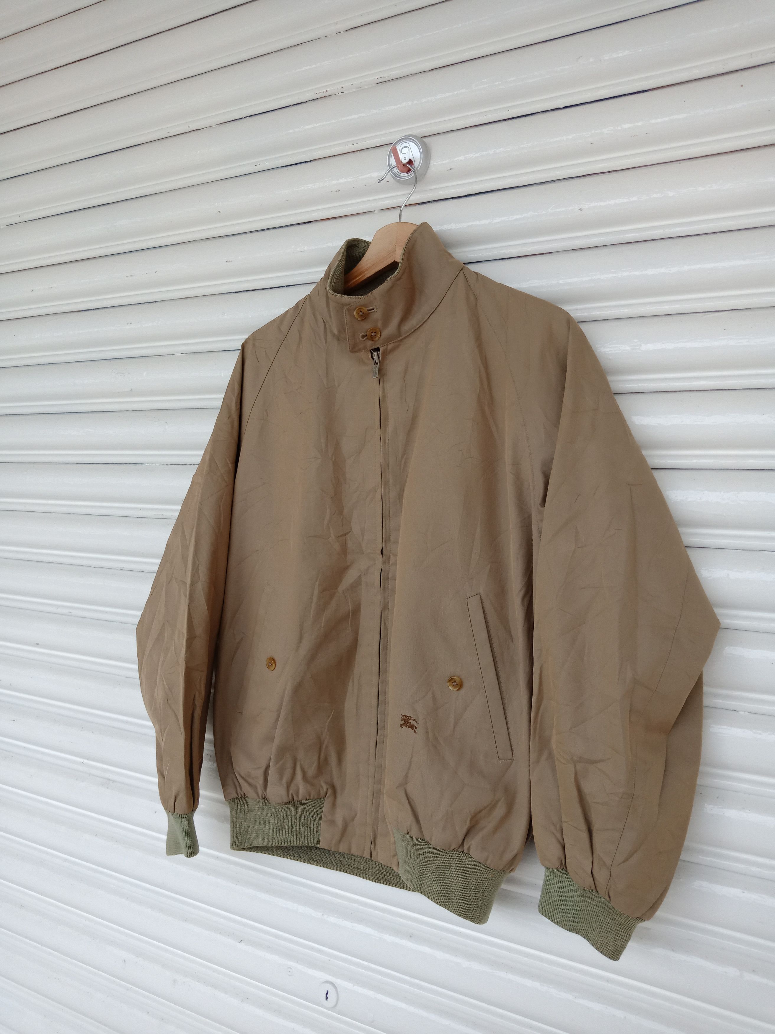 Burberry × Burberry Prorsum Burberrys Prorsum Novacheck Green Jacket Size US L / EU 52-54 / 3 - 4 Thumbnail