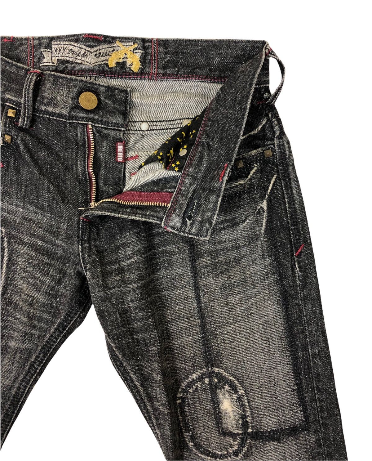 Japanese Brand Japanese Brand Liberto Distressed Denim Jeans Size US 31 - 9 Thumbnail