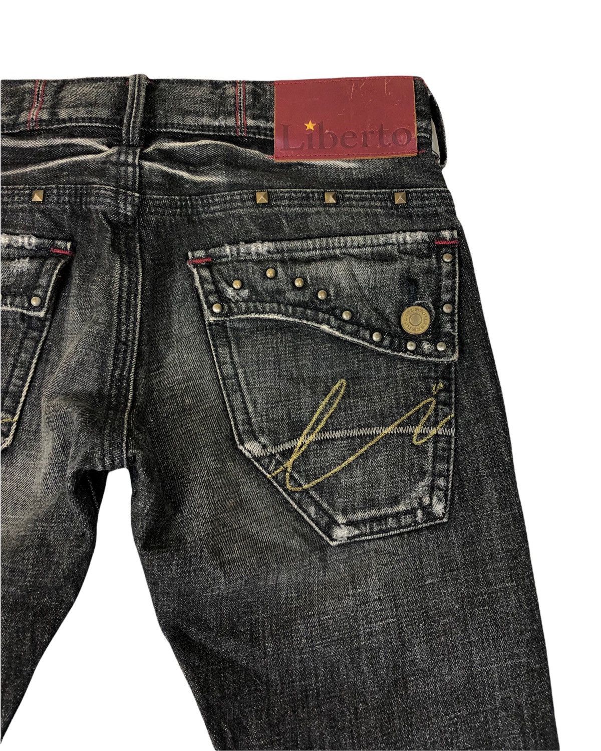 Japanese Brand Japanese Brand Liberto Distressed Denim Jeans Size US 31 - 8 Thumbnail