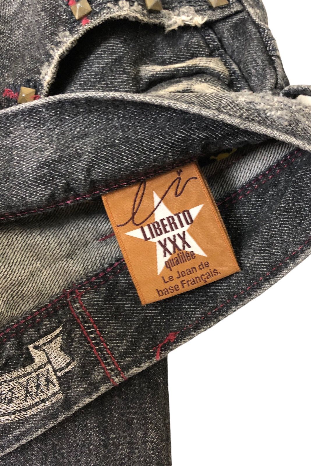 Japanese Brand Japanese Brand Liberto Distressed Denim Jeans Size US 31 - 10 Thumbnail