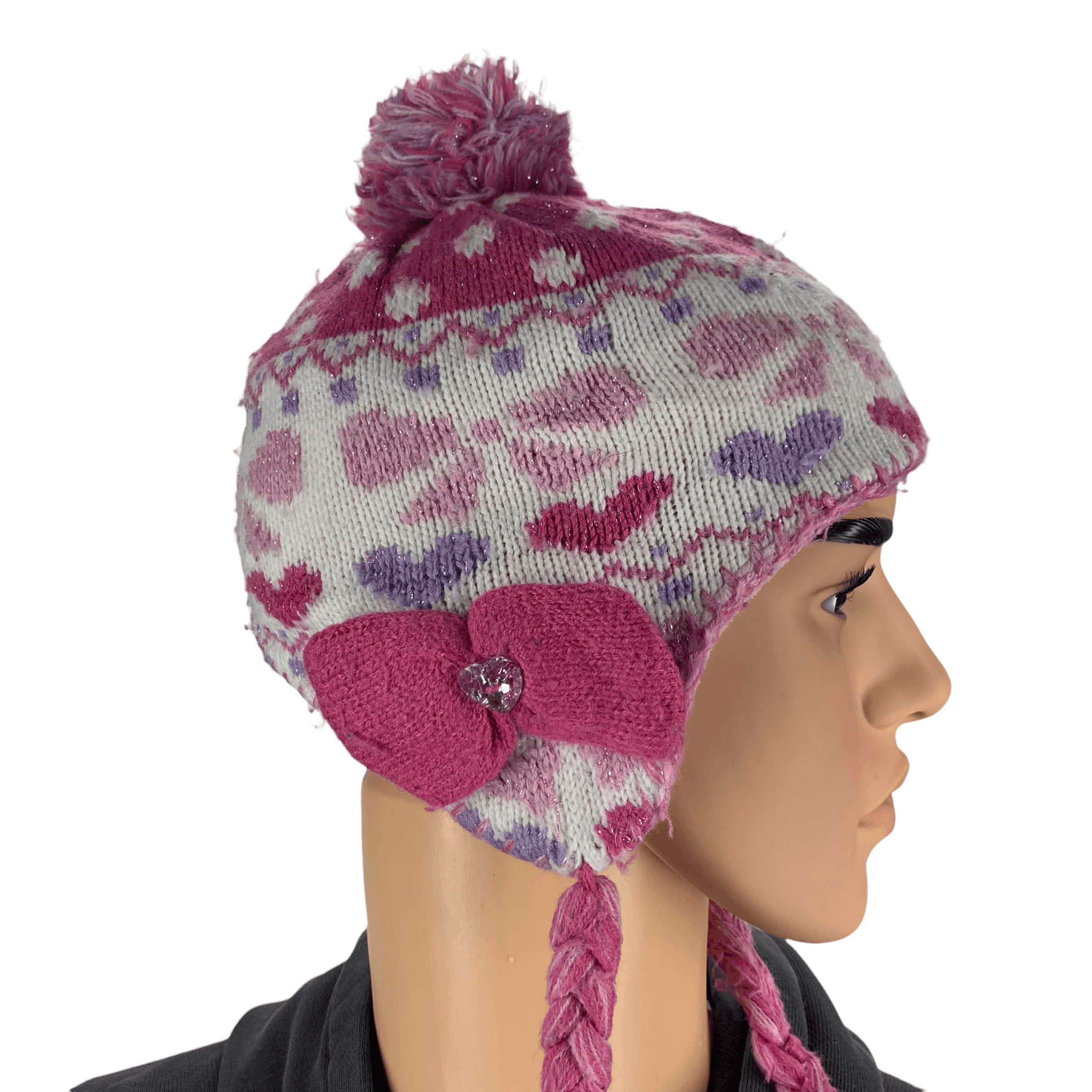 Japanese Brand Motherways Girl Snow Hat #19-A Size ONE SIZE - 5 Thumbnail