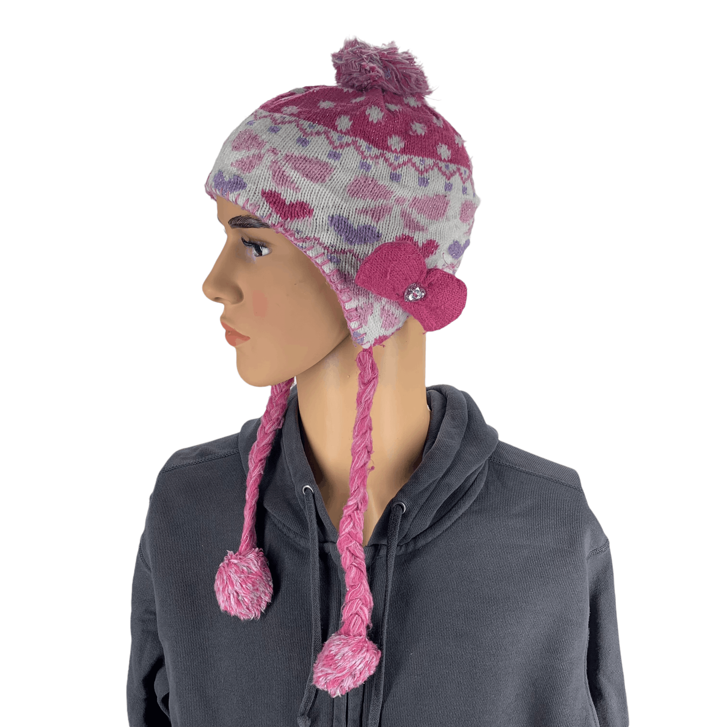 Japanese Brand Motherways Girl Snow Hat #19-A Size ONE SIZE - 1 Thumbnail
