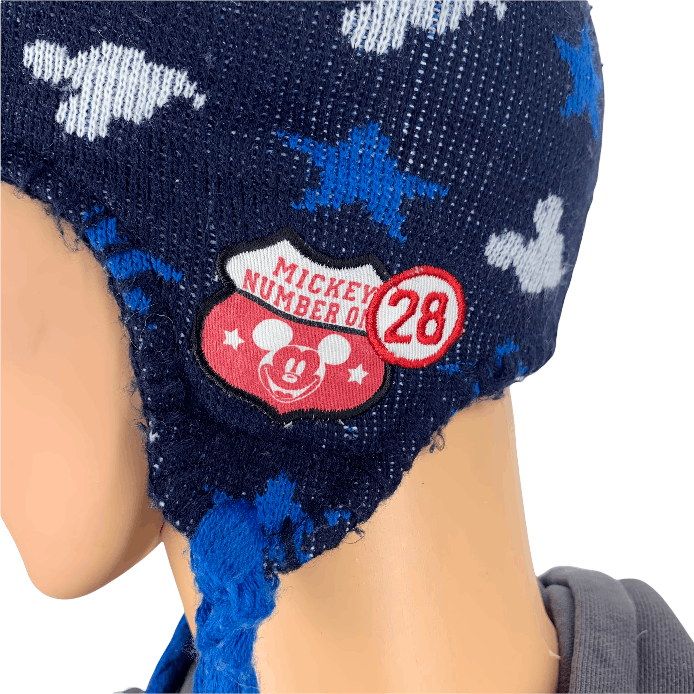 Disney Disney Mickey Mouse Allover Logo Snow Hat #20-A Size ONE SIZE - 2 Thumbnail