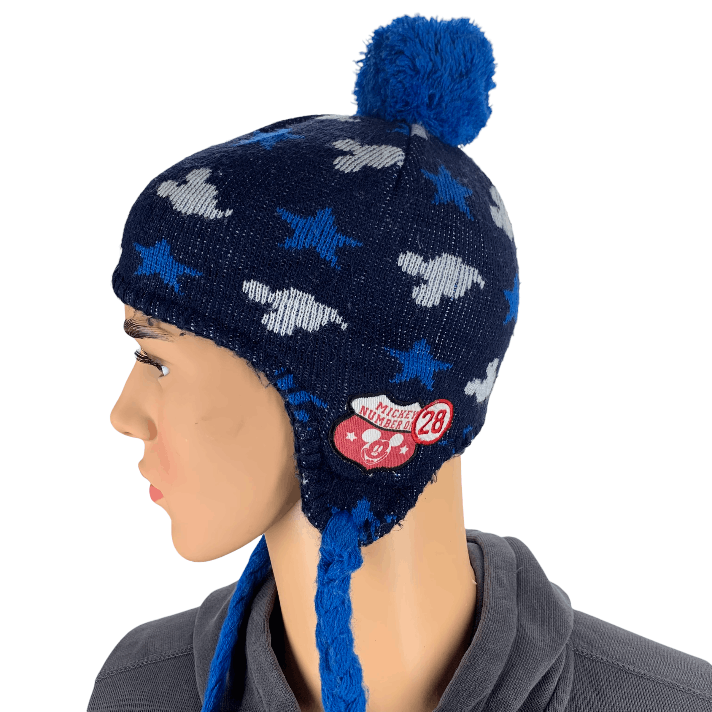 Disney Disney Mickey Mouse Allover Logo Snow Hat #20-A Size ONE SIZE - 1 Thumbnail