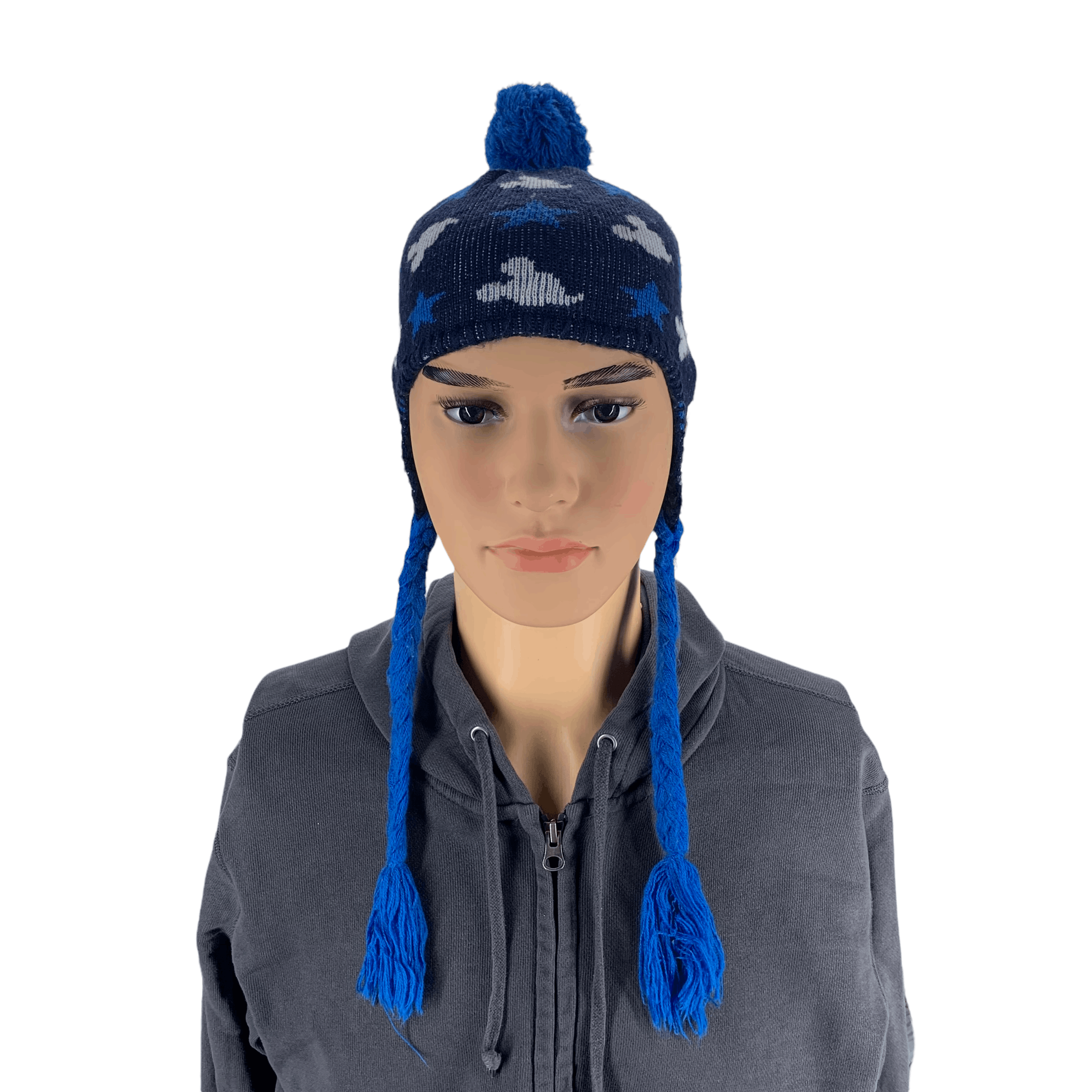 Disney Disney Mickey Mouse Allover Logo Snow Hat #20-A Size ONE SIZE - 4 Thumbnail