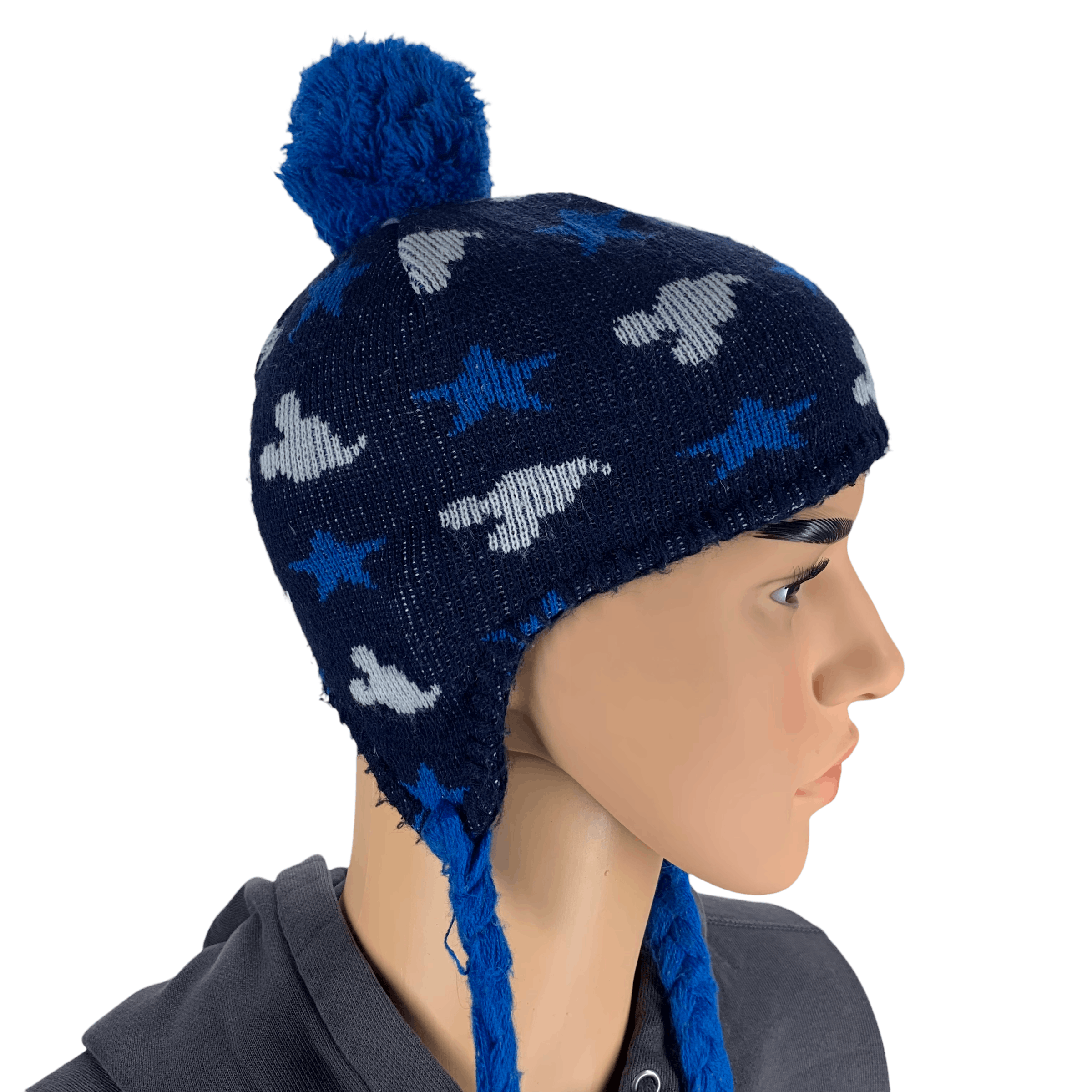Disney Disney Mickey Mouse Allover Logo Snow Hat #20-A Size ONE SIZE - 3 Thumbnail