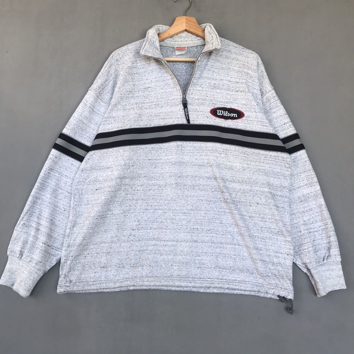 Vintage × Wilson Vintage Wilson Half Zip Small Logo Size US L / EU 52-54 / 3 - 2 Thumbnail