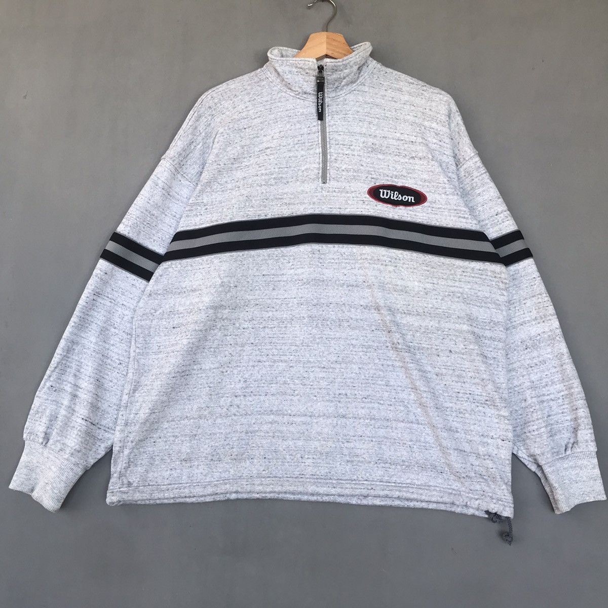 Vintage × Wilson Vintage Wilson Half Zip Small Logo Size US L / EU 52-54 / 3 - 1 Thumbnail