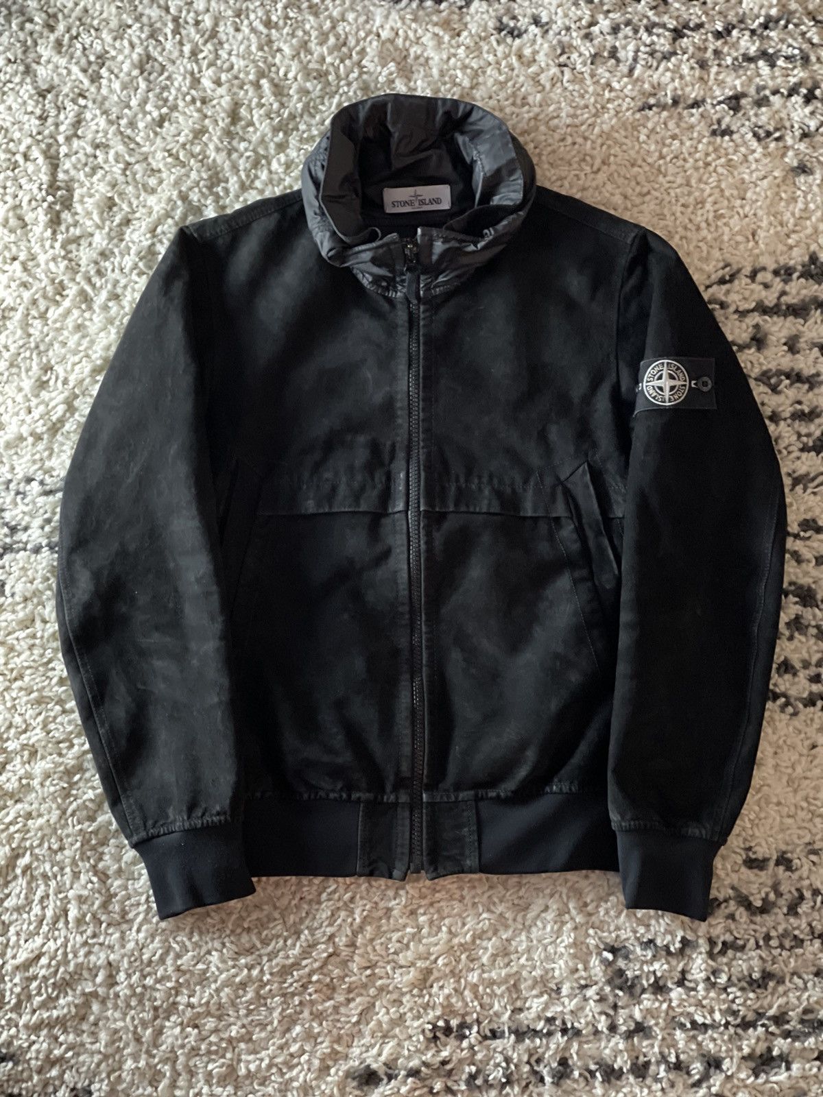 STONE ISLAND 13SS Tech Waxed Suede-Beg/M