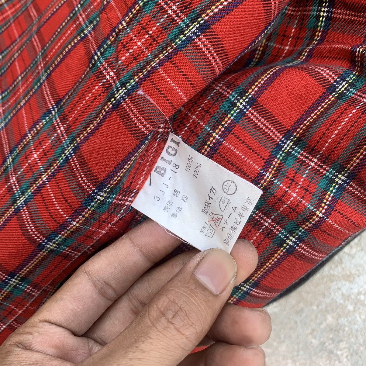 BIGI × Vintage ⚡️ CYBER WEEK ⚡️Militaries JustBigi Tartan Big Pocket Jacket Size US L / EU 52-54 / 3 - 8 Thumbnail