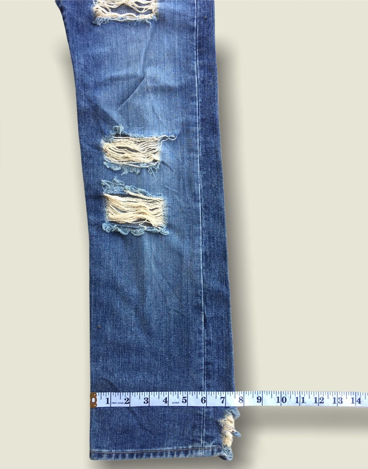 Disney × Mickey Mouse Disney Mickey Mouse Distressed Denim Pants Size US 30 / EU 46 - 12 Thumbnail