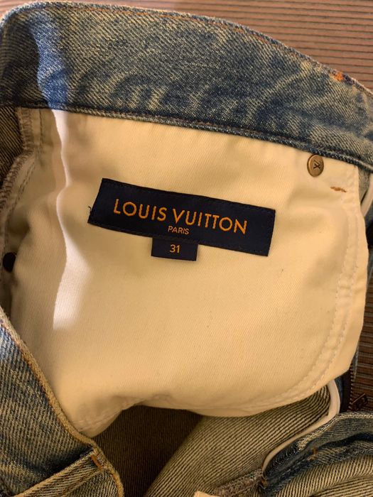 Louis Vuitton FW21 Tourist vs. Purist Tuffetage Embroidered Jeans