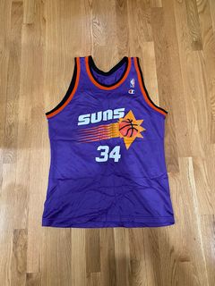 Champion NBA Phoenix Suns Jersey White Purple Marbury #3 Tank Top