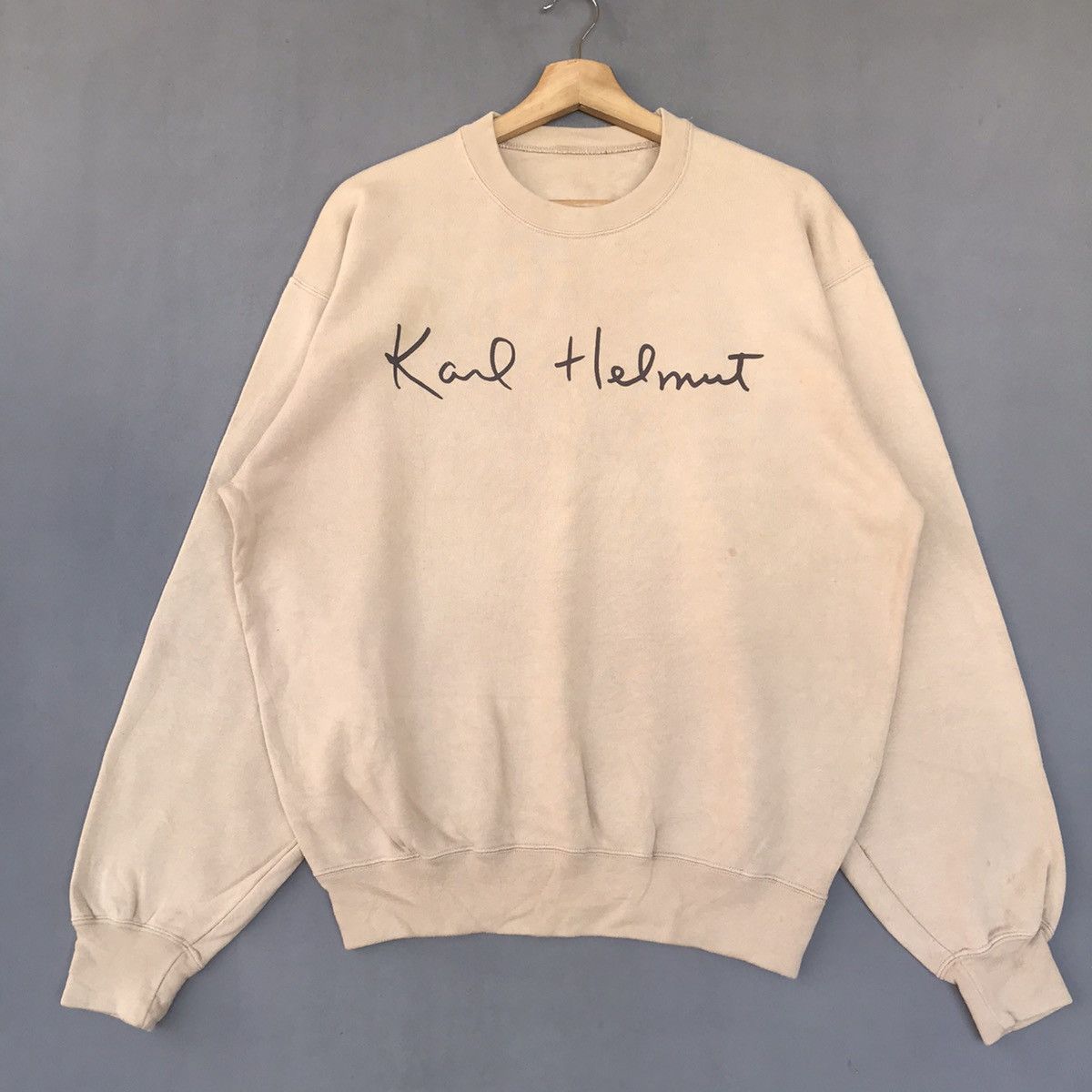 Japanese Brand × Karl Helmut × Vintage Vintage Karl Helmut Sweatshirt Size US L / EU 52-54 / 3 - 1 Thumbnail
