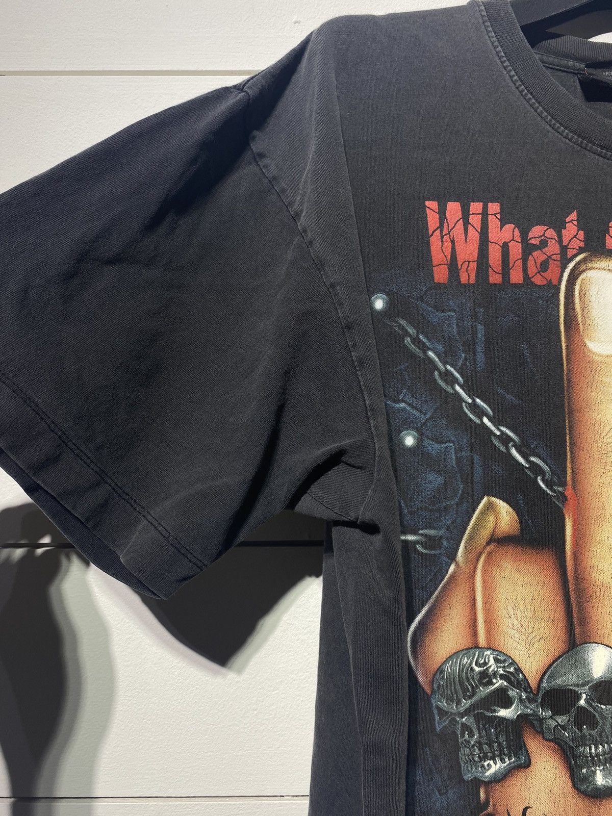 Rap Tees × Vintage VINTAGE BOOTLEG SHIRT WHAT THE F**k Size US XL / EU 56 / 4 - 3 Thumbnail