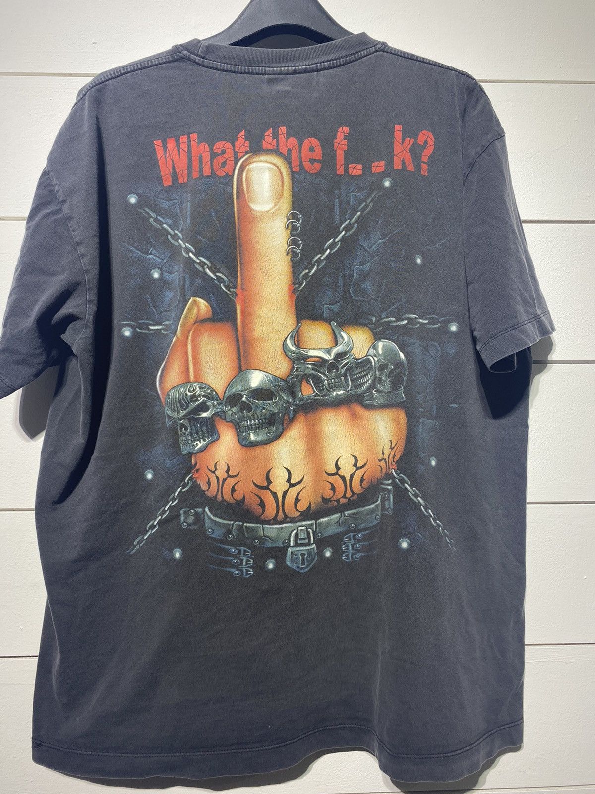 Rap Tees × Vintage VINTAGE BOOTLEG SHIRT WHAT THE F**k Size US XL / EU 56 / 4 - 5 Thumbnail