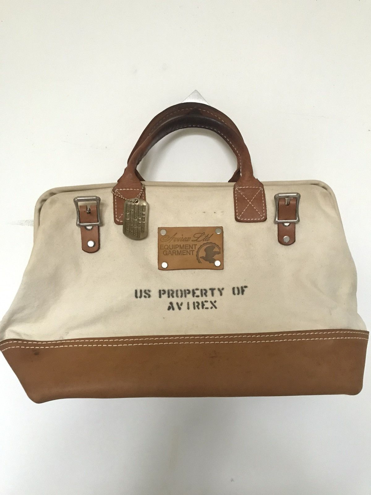 VINTAGE BAG AVIREX U.S.A EQUIPMENT GARMENT RARE ITEM