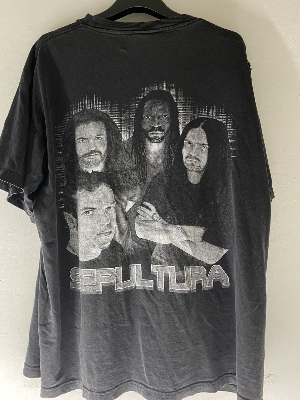 Rap Tees × Vintage VINTAGE BOOTLEG SEPULTURA DISTRESEED T SHIRT 🔥 Size US XL / EU 56 / 4 - 8 Thumbnail