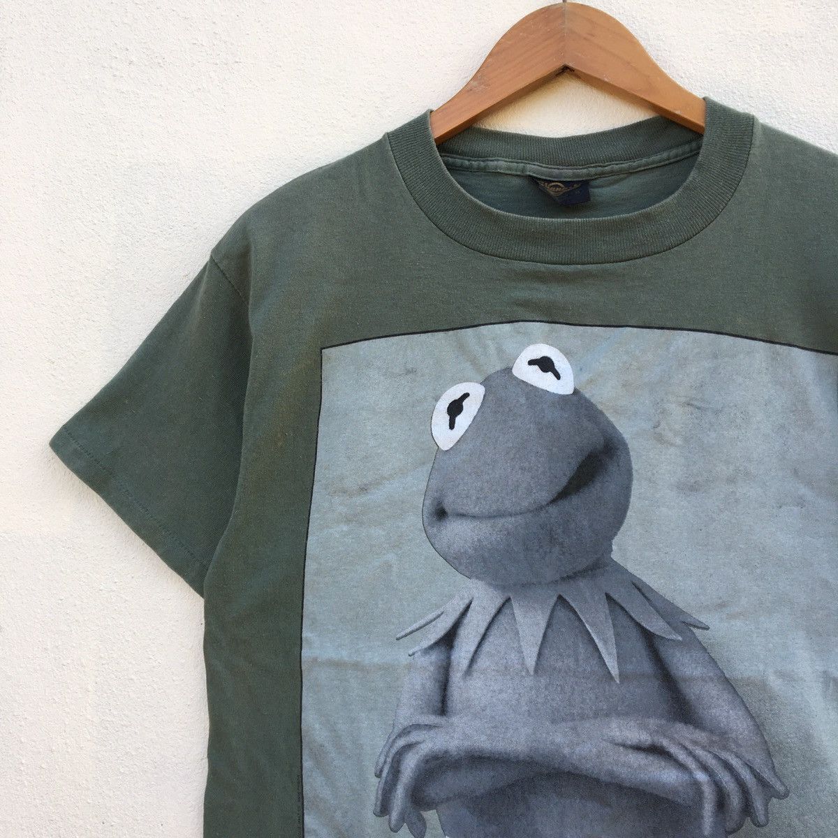Changes × Vintage Vintage KERMIT KLEIN PARODY CALVIN KLEIN JIM HENSON T-shirt Size US M / EU 48-50 / 2 - 4 Thumbnail