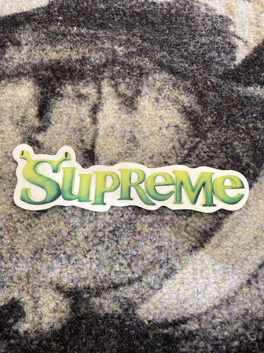 Supreme Shrek Sticker