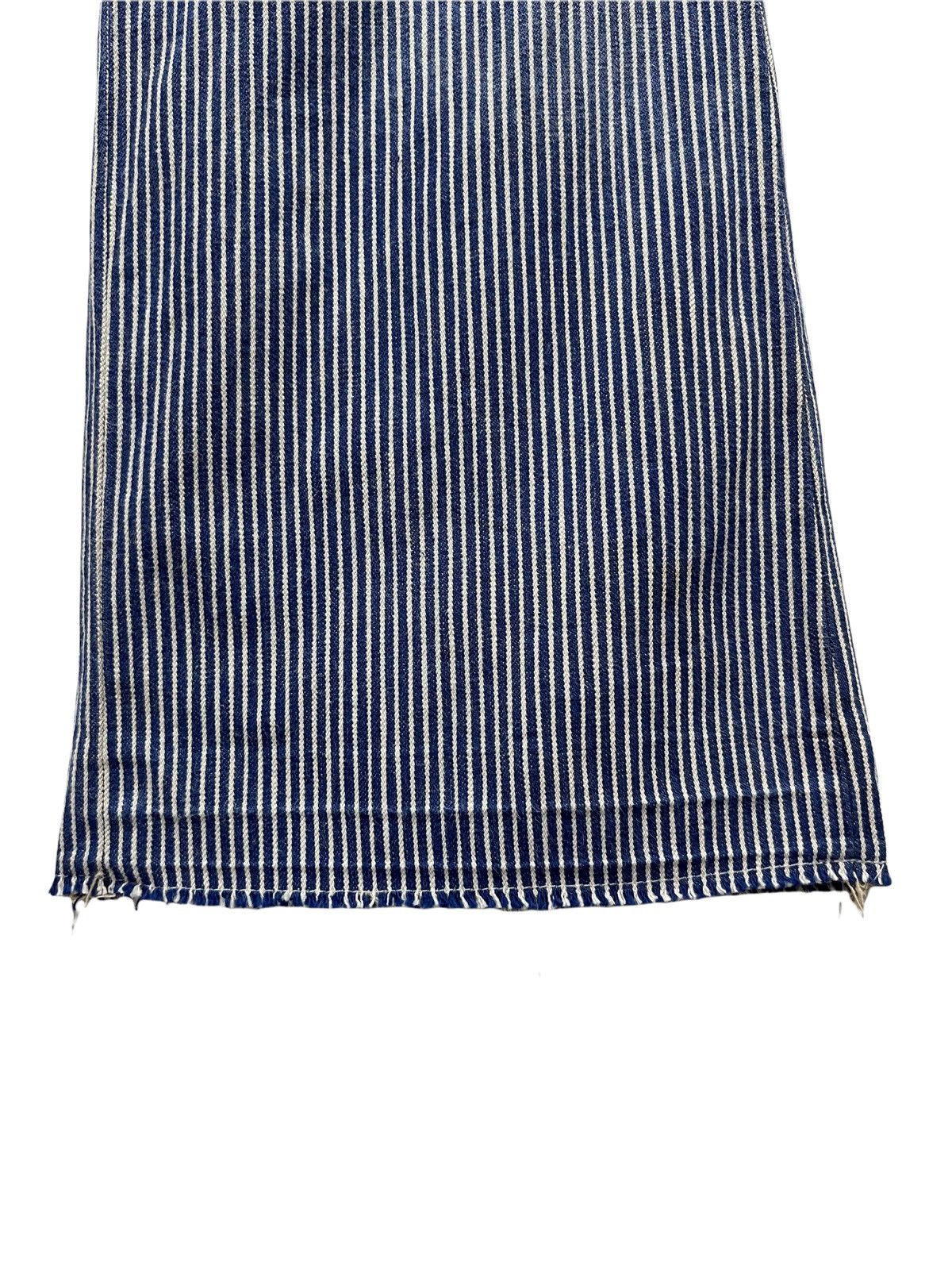 45rpm Vintage 45RPM Japan Hickory Stripes Released Hem Bush Pants Size US 31 - 10 Thumbnail