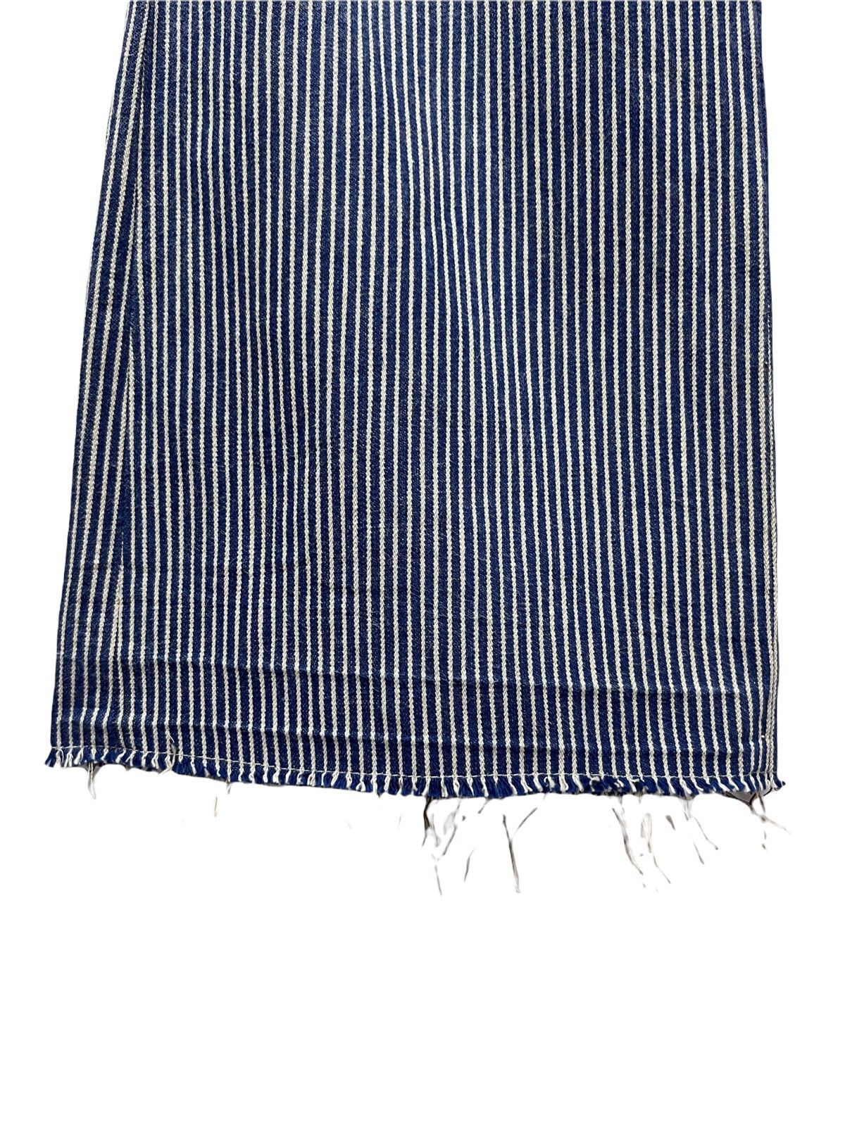 45rpm Vintage 45RPM Japan Hickory Stripes Released Hem Bush Pants Size US 31 - 9 Thumbnail