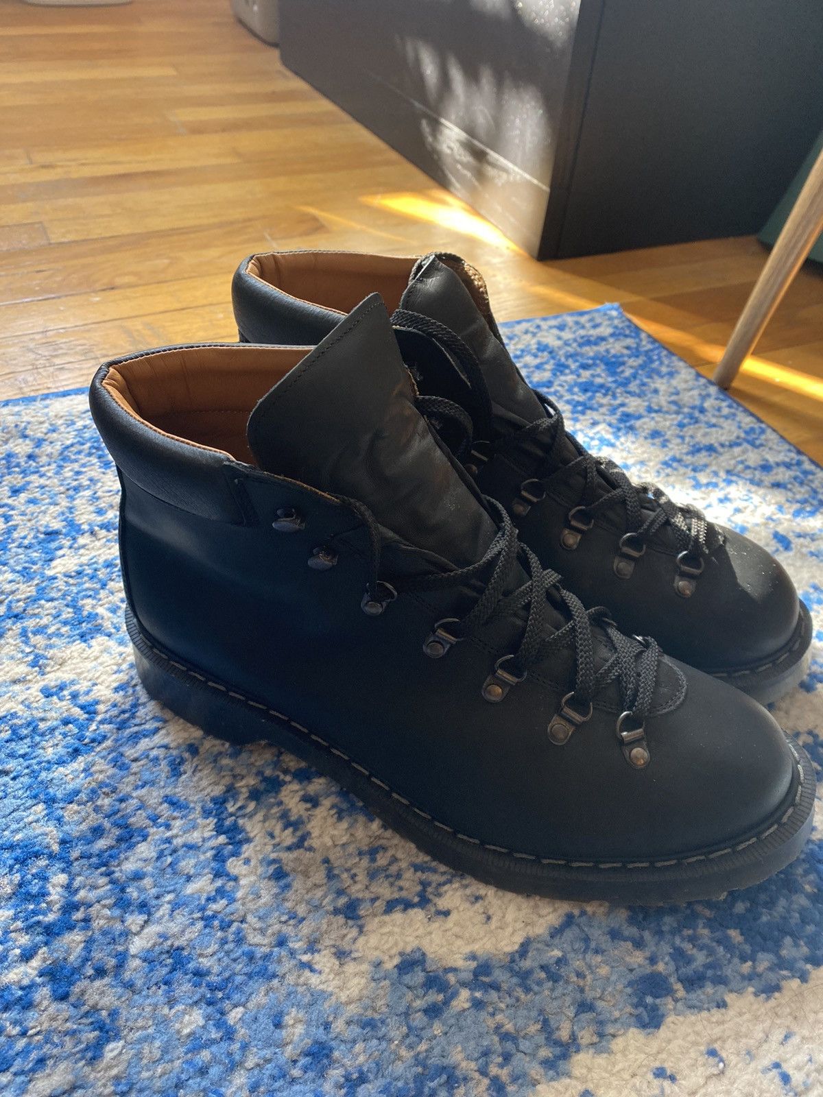 SOLOVAIR - SOLOVAIR 7 Eye Urban Hiker Boot 9 ブラックの通販