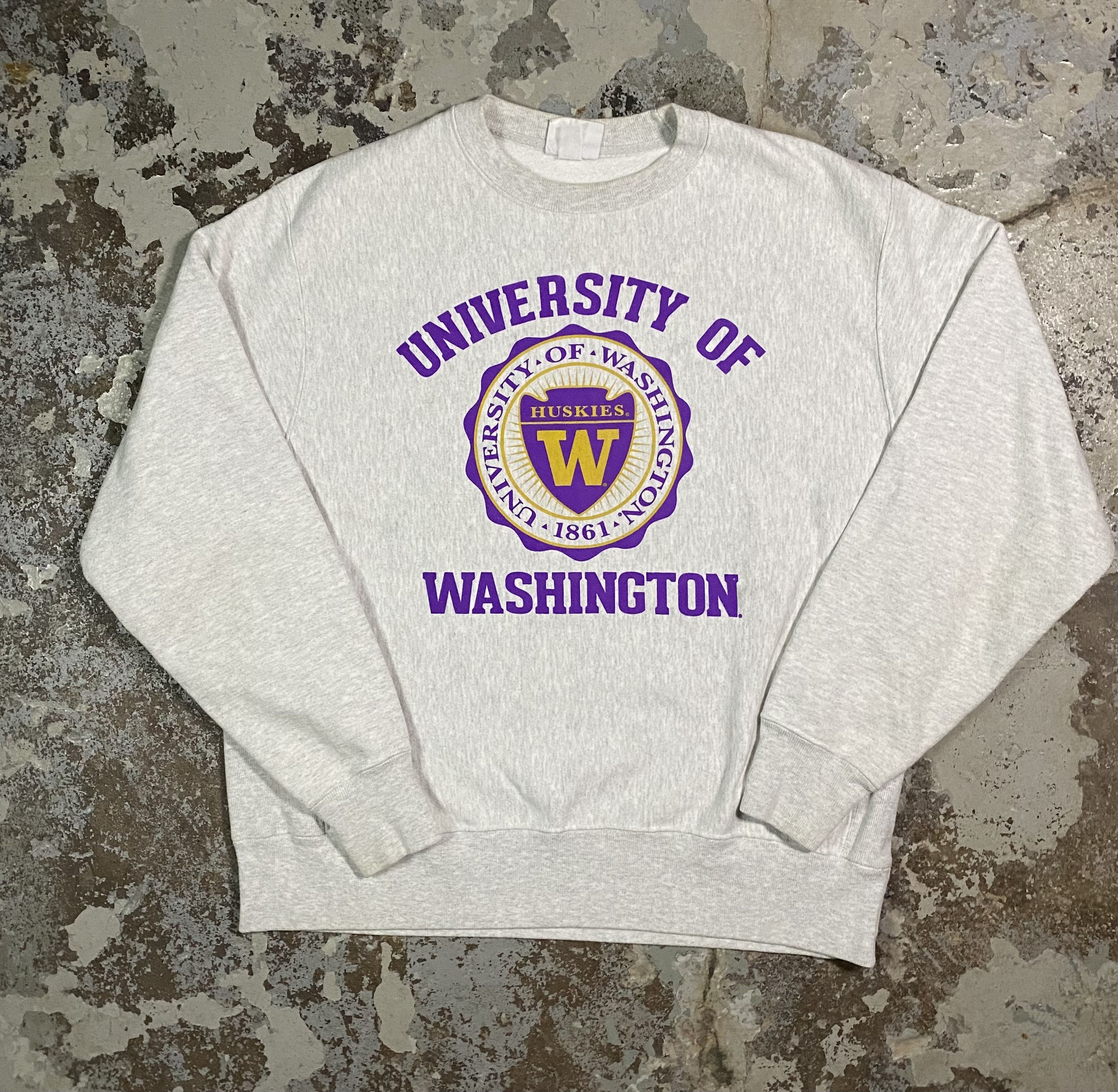 Champion University of Washington Champion Reverse Weave Sweatshirt Size US L / EU 52-54 / 3 - 1 Thumbnail