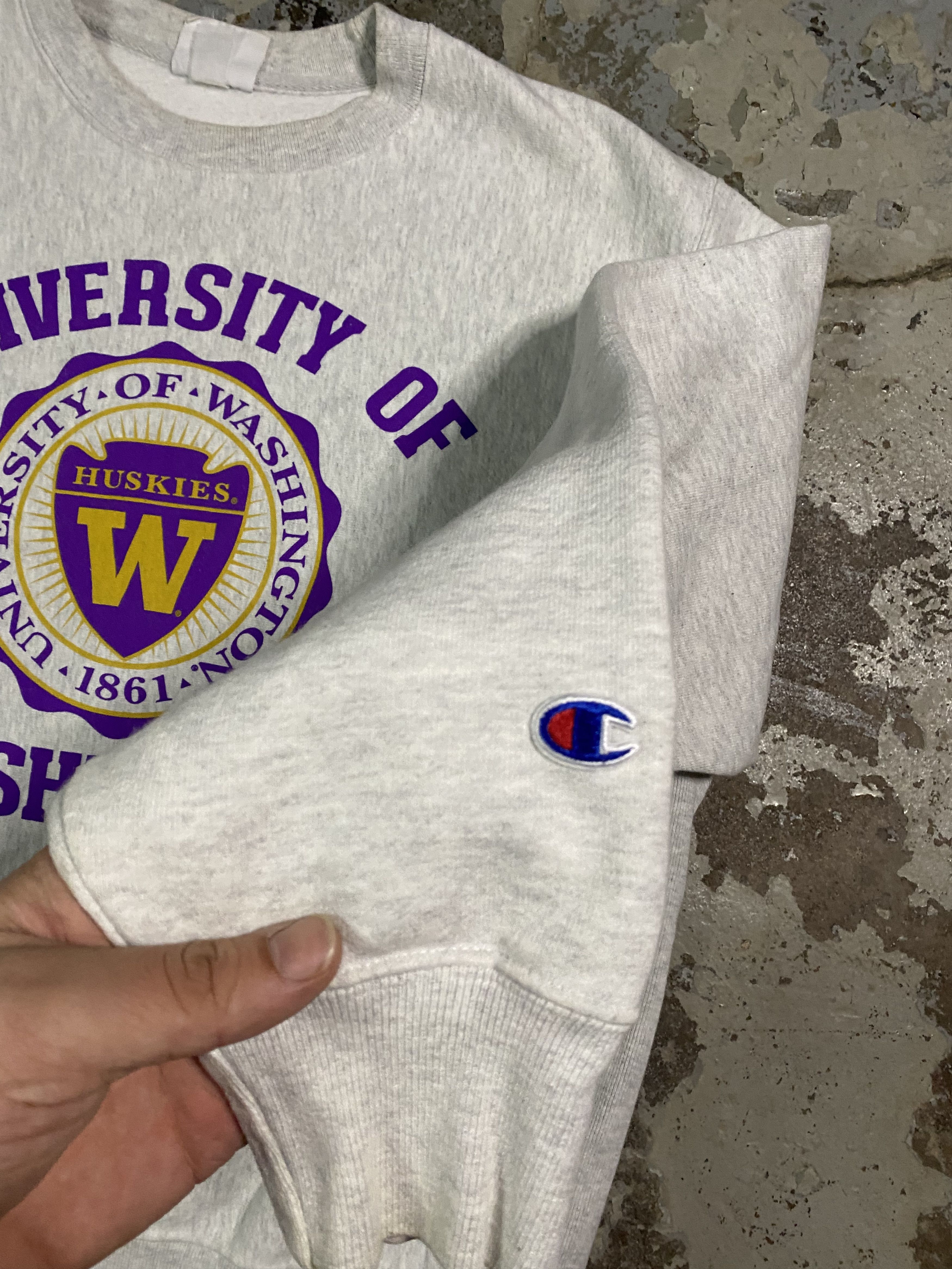 Champion University of Washington Champion Reverse Weave Sweatshirt Size US L / EU 52-54 / 3 - 5 Thumbnail