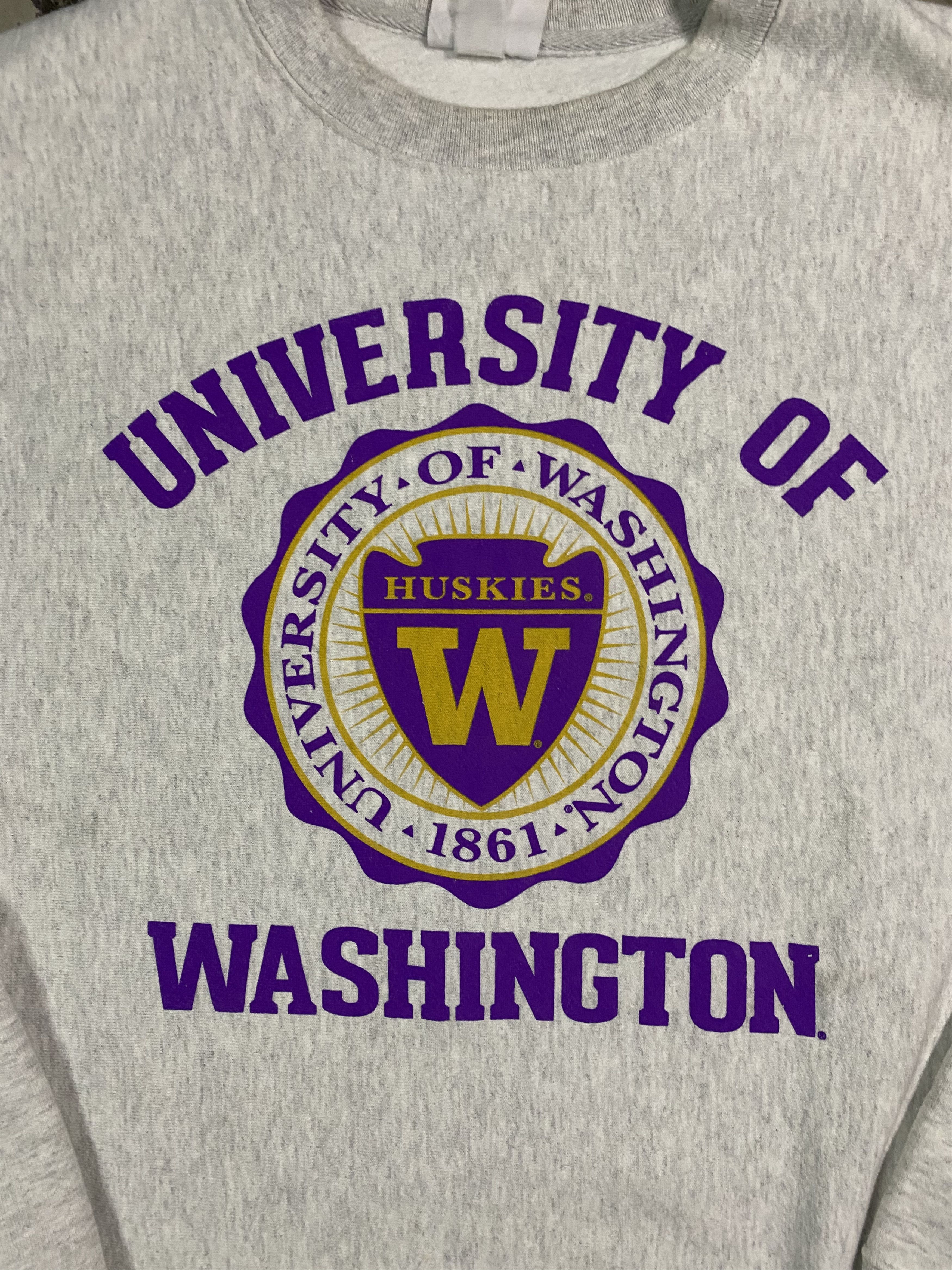Champion University of Washington Champion Reverse Weave Sweatshirt Size US L / EU 52-54 / 3 - 2 Thumbnail