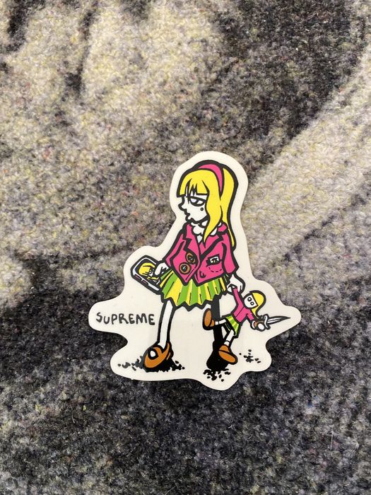 Supreme girl hot sale sticker