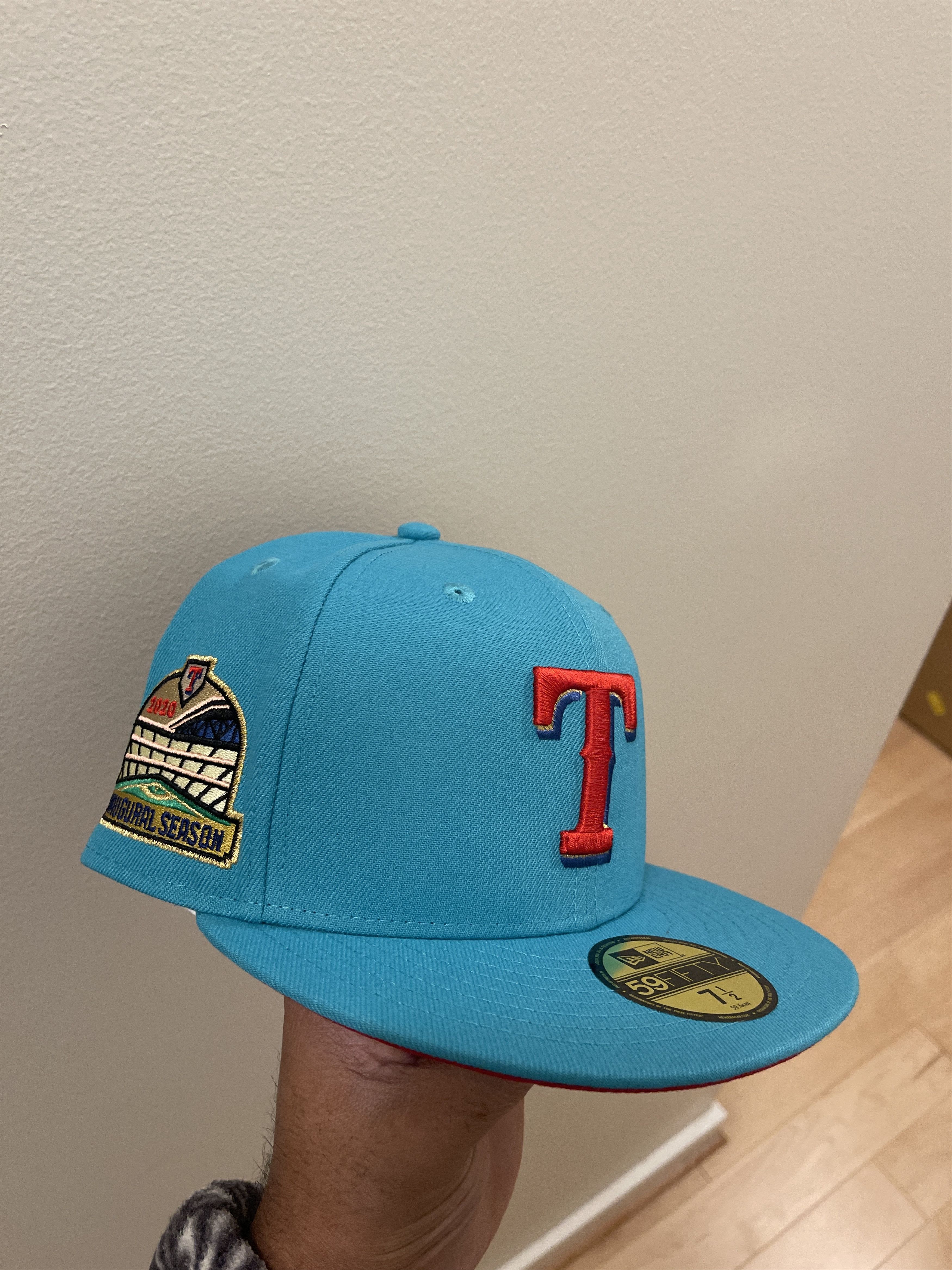 MyFitteds Myfitteds new era texas rangers teal toblerone 7 1/2 Size ONE SIZE - 1 Preview