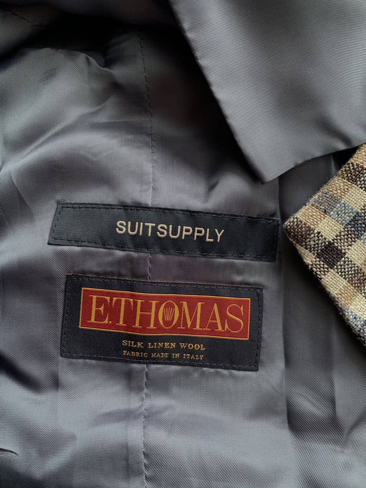 Suitsupply Suitsupply double breasted vest chekered ethomas Size 50R - 9 Thumbnail