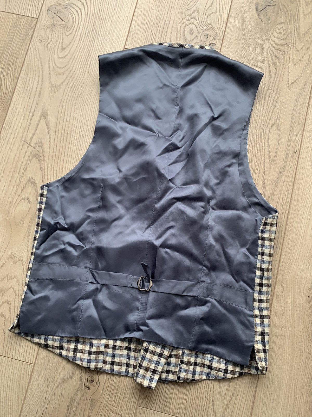 Suitsupply Suitsupply double breasted vest chekered ethomas Size 50R - 6 Thumbnail