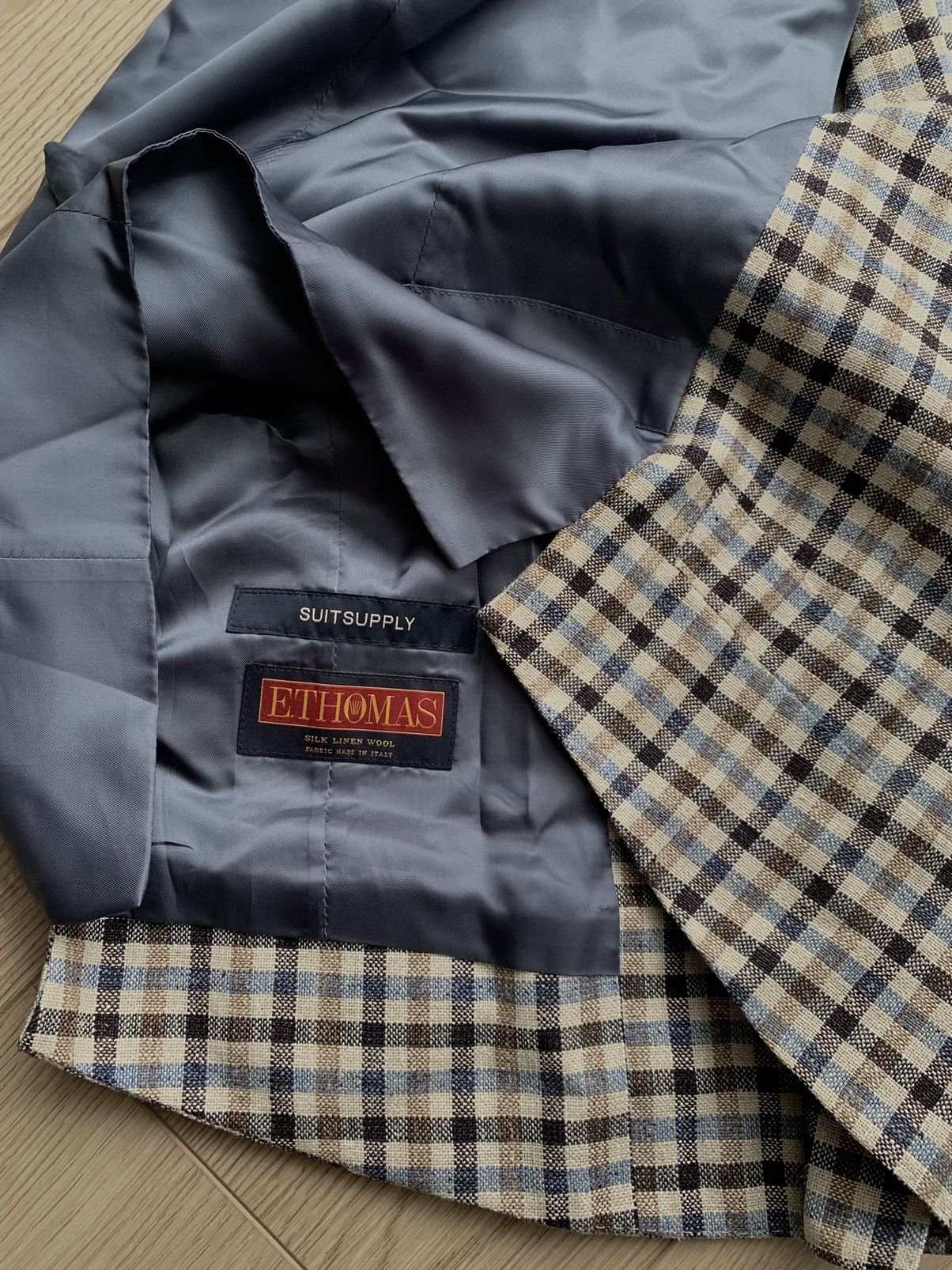 Suitsupply Suitsupply double breasted vest chekered ethomas Size 50R - 8 Thumbnail