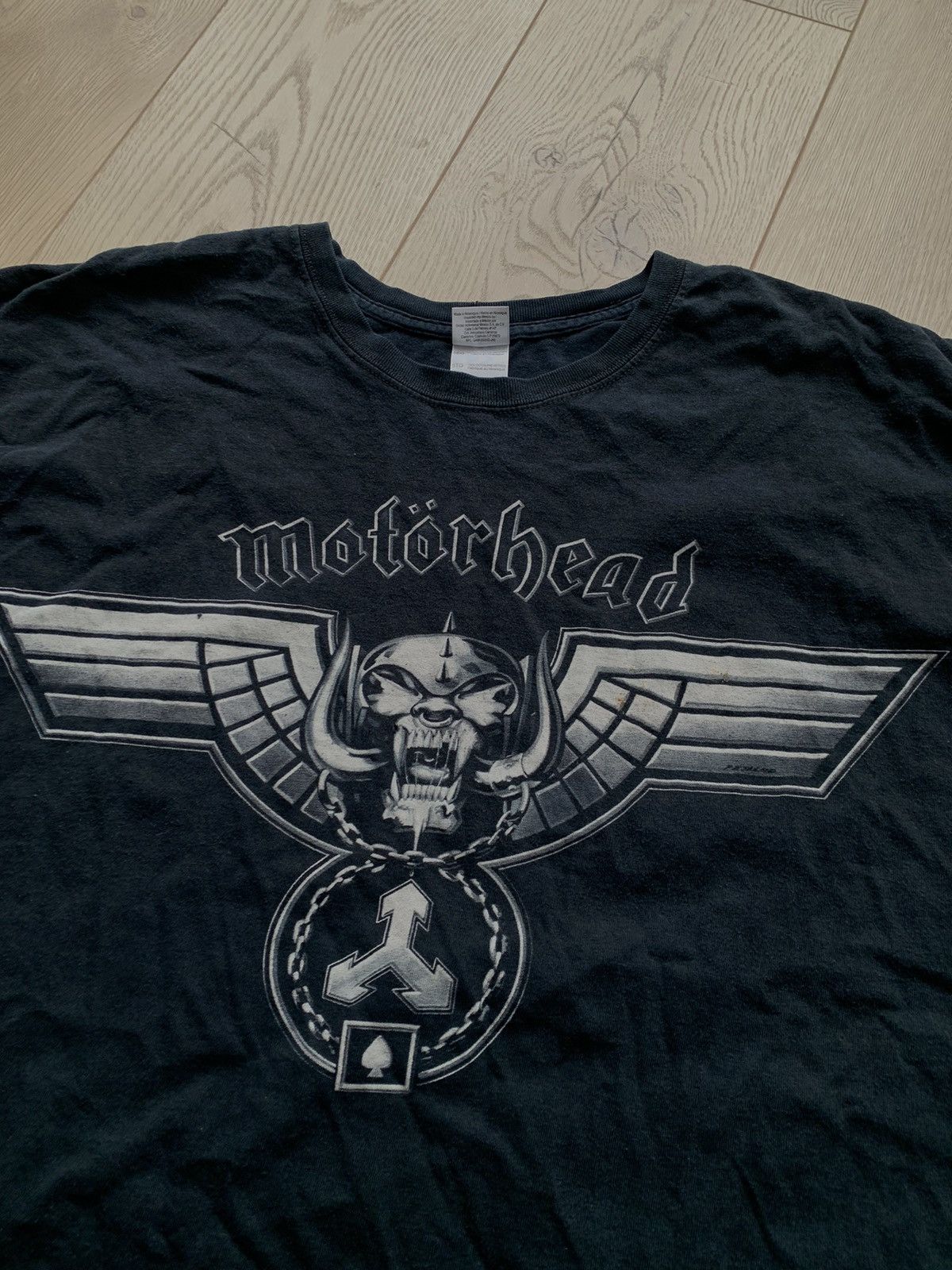 Band Tees × Vintage 5XL Motorhead vintage logo black tee big very Size US XXL / EU 58 / 5 - 6 Thumbnail