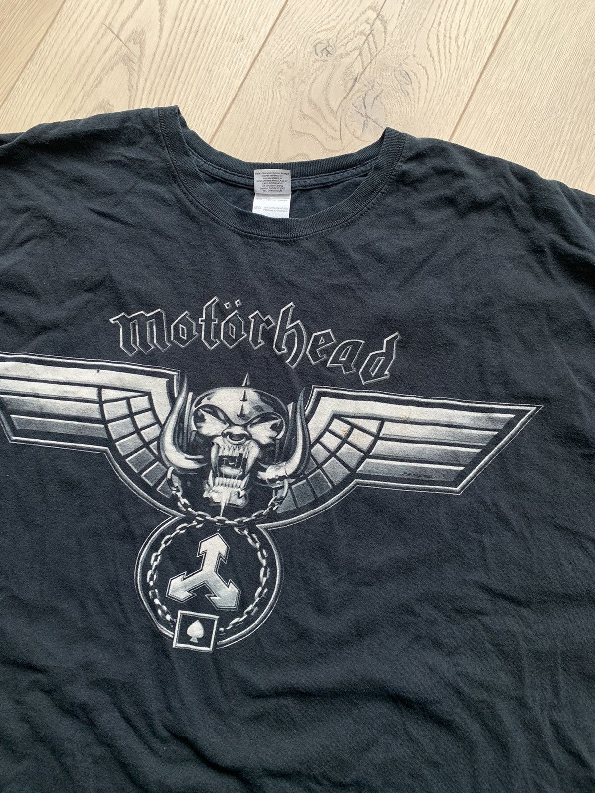 Band Tees × Vintage 5XL Motorhead vintage logo black tee big very Size US XXL / EU 58 / 5 - 7 Thumbnail